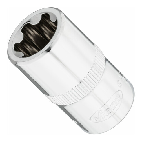 VIGOR T+ Steckschlüsseleinsatz, V7920-EP18, 1/2 Zoll (12,5 mm) Vierkant, E+ Profil, SW E18+