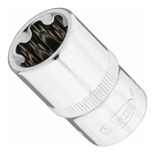 VIGOR T+ Steckschlüsseleinsatz, V7920-EP20, 1/2 Zoll (12,5 mm) Vierkant, E+ Profil, SW E20+