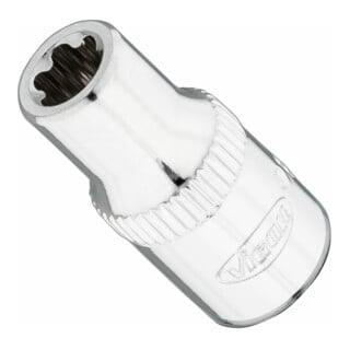 VIGOR T+ Steckschlüsseleinsatz, V7920-EP7, 1/4 Zoll (6,3 mm) Vierkant, E+ Profil, SW E7+