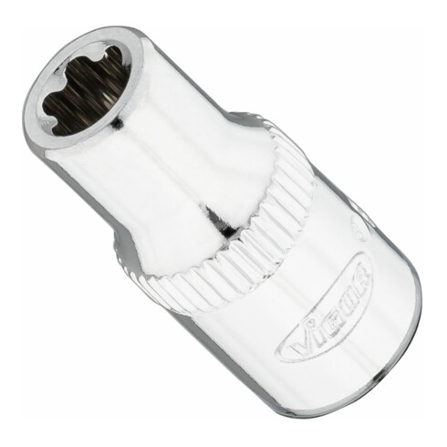 VIGOR T+ Steckschlüsseleinsatz, V7920-EP7, 1/4 Zoll (6,3 mm) Vierkant, E+ Profil, SW E7+