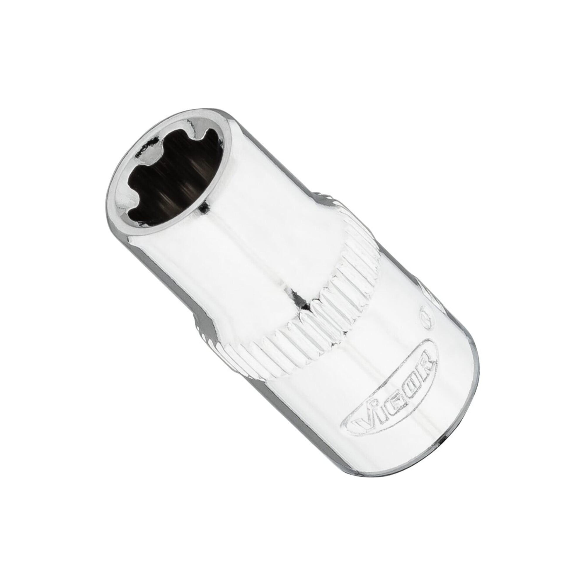 VIGOR T+ Steckschlüsseleinsatz, V7920-EP8, 1/4 Zoll (6,3 mm) Vierkant, E+ Profil, SW E8+