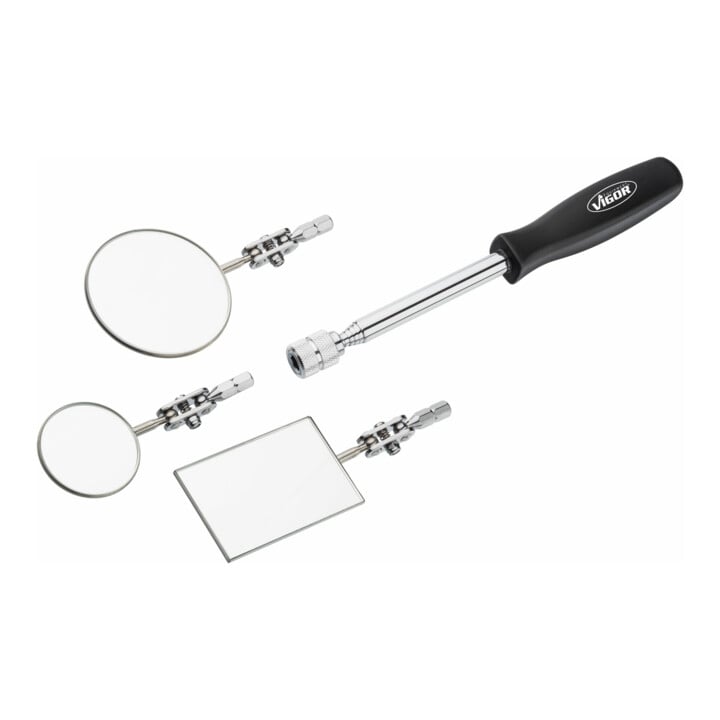 VIGOR Telescopische spiegel set V5480 4-delig