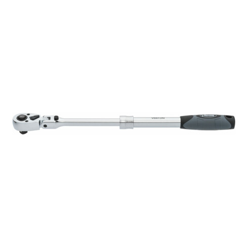 VIGOR Teleskop Gelenk-Umschaltknarre, V6612N, 1/2 Zoll (12,5 mm) Vierkant, 490 mm
