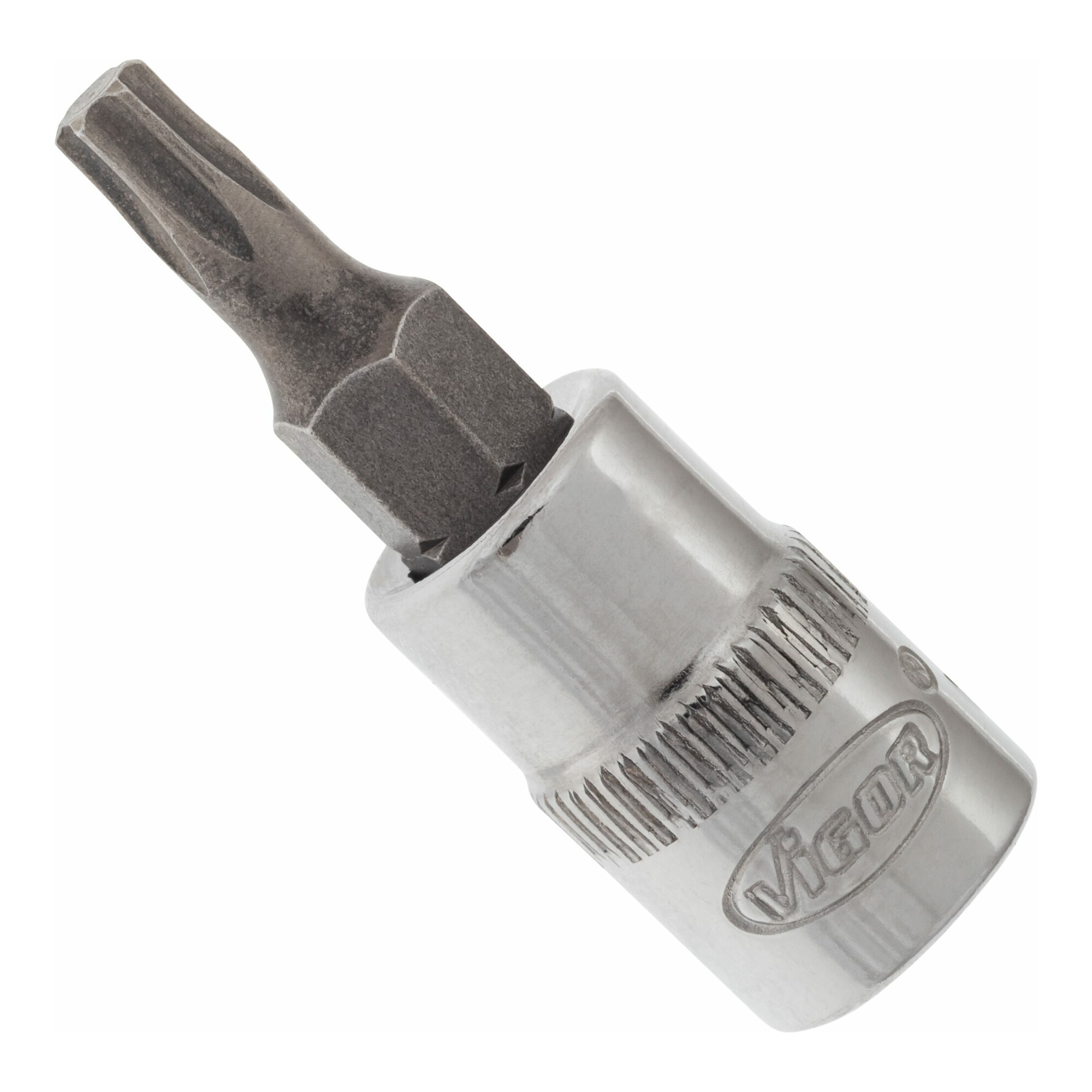 VIGOR TX Schraubendreher-Einsatz V2444N Vierkant hohl 6,3 mm (1/4 Zoll) Innen TX Profil T20