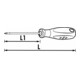 VIGOR Tournevis à douille hexagonale V4200, profil hexagonal extérieur 6
