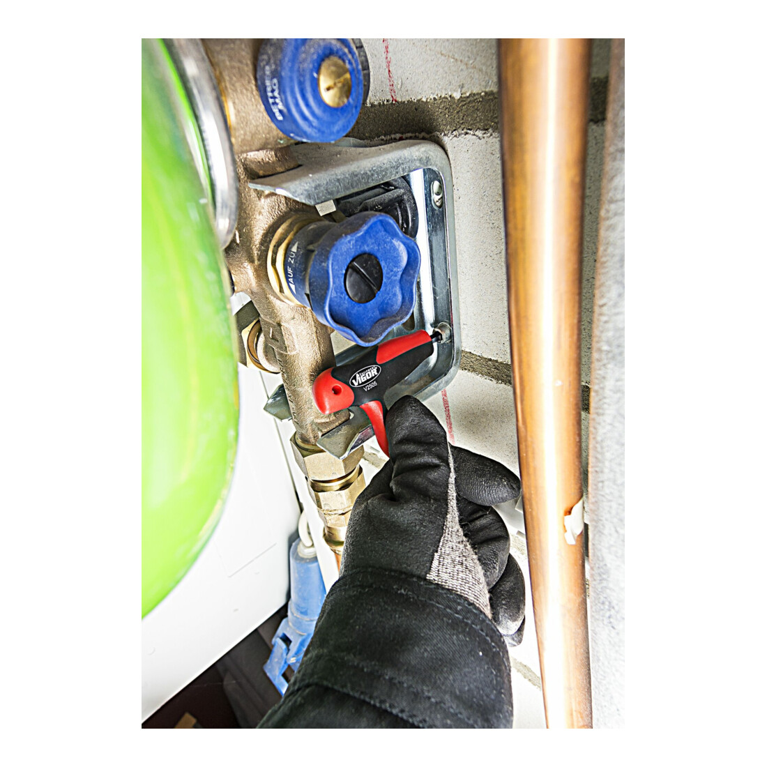 VIGOR Tournevis à manche T hexagonal V2503, profil hexagonal intérieur 8