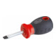 VIGOR Tournevis court V1208 fente Profil 1 x 5,5 Longueur totale : 97 mm-1