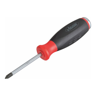 VIGOR Tournevis cruciforme avec capuchon à frapper V3601 Profil cruciforme PH PH 1 Longueur totale : 75 mm
