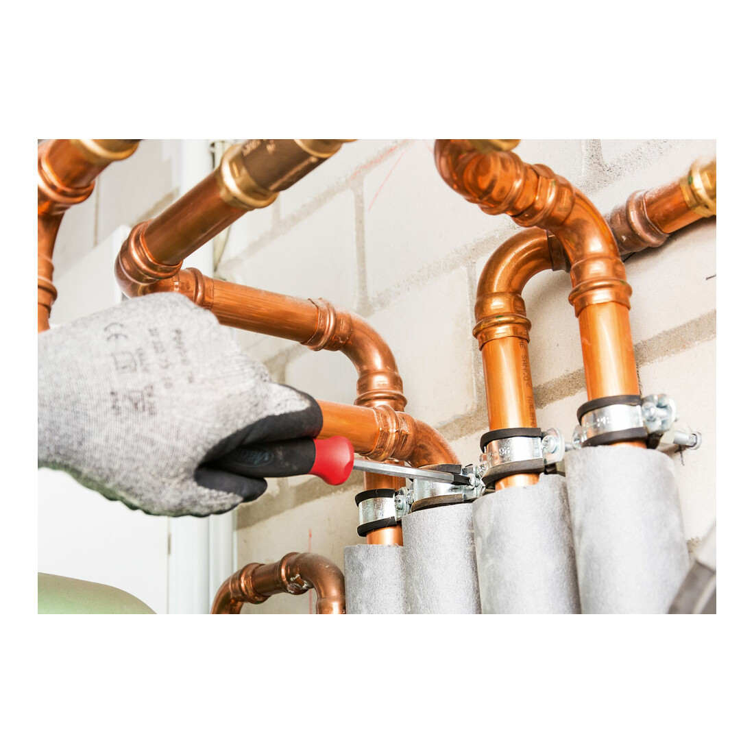 VIGOR Tournevis cruciforme avec capuchon à frapper V3602 Profil cruciforme PH PH 2 Longueur totale : 100 mm