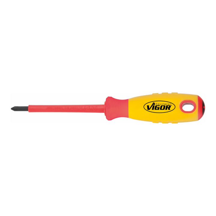 VIGOR Tournevis cruciforme VDE V2064 Profil PH PH 2 Longueur totale : 206 mm