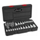 VIGOR TX Steckschlüssel Satz V1781 Vierkant hohl 6,3 10 12,5 mm (1/4 3/8 1/2 Zoll) Außen TX Profil Innen TX Profil Tamper Resistant TX Profil E4 – E20 T9 – T60 34 teilig