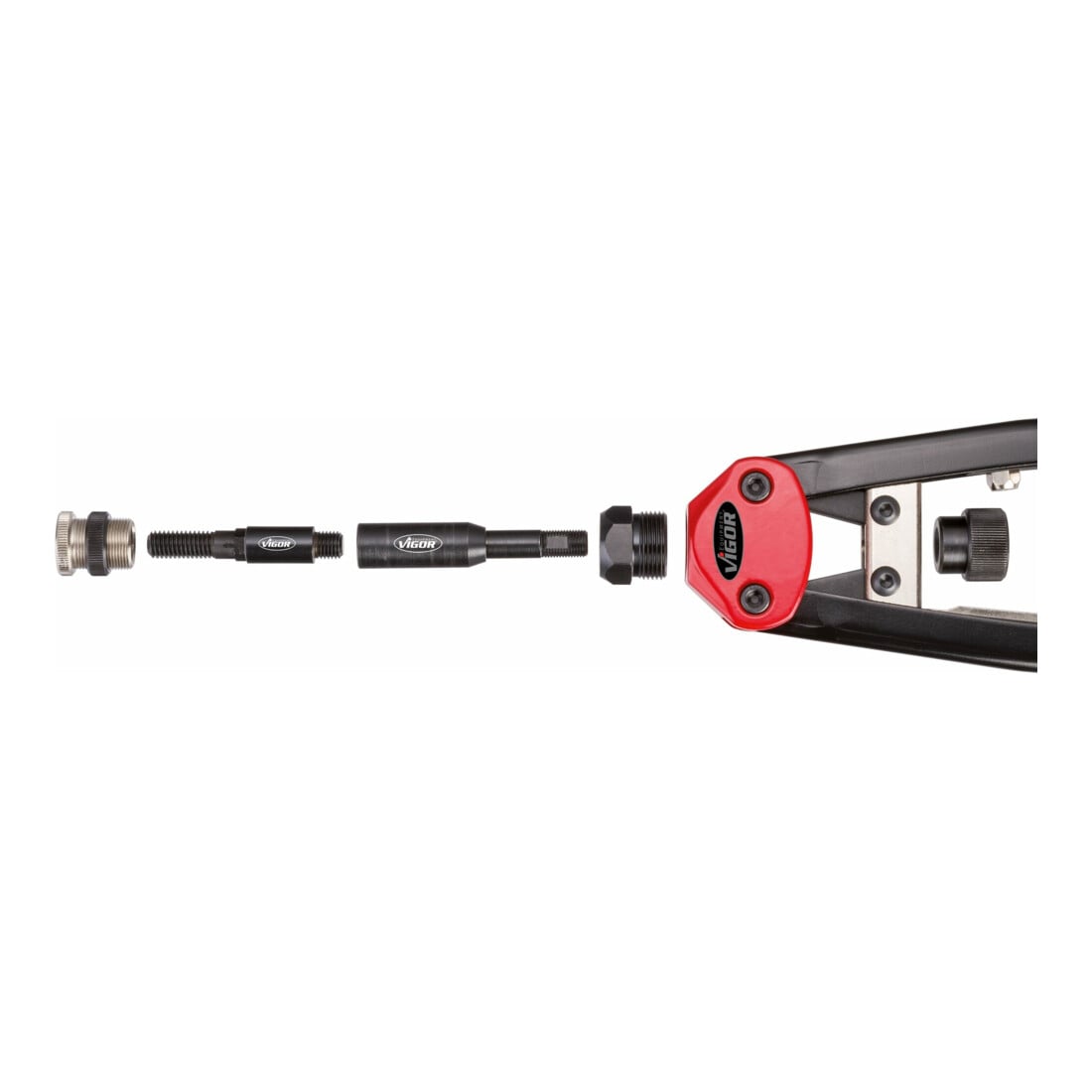 VIGOR Universal-Nietzange für Blindnieten und Nietmuttern V3735 320 mm