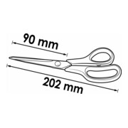 VIGOR Universalschere V1304 202 mm-4
