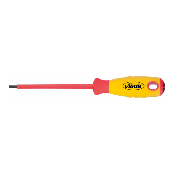 VIGOR VDE Schlitz-Schraubendreher V2028 Schlitz Profil 0,5 x 3 Gesamtlänge: 181 mm