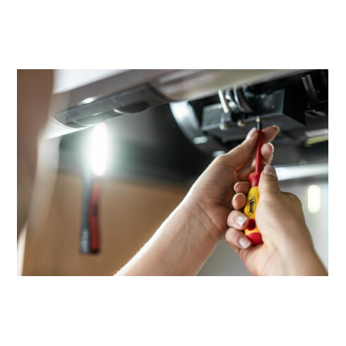 VIGOR VDE Schraubendreher Satz V2027 Schlitz Profil, Kreuzschlitz Profil PH 0,5 x 3 – 1,2 x 6,5 PH0 – PH2 7 teilig