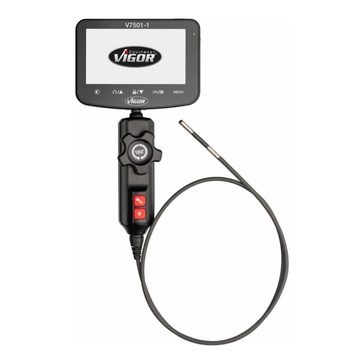 VIGOR Video-Endoskop mit ⌀4,9mm Sonde, V7501/2, 4-teilig