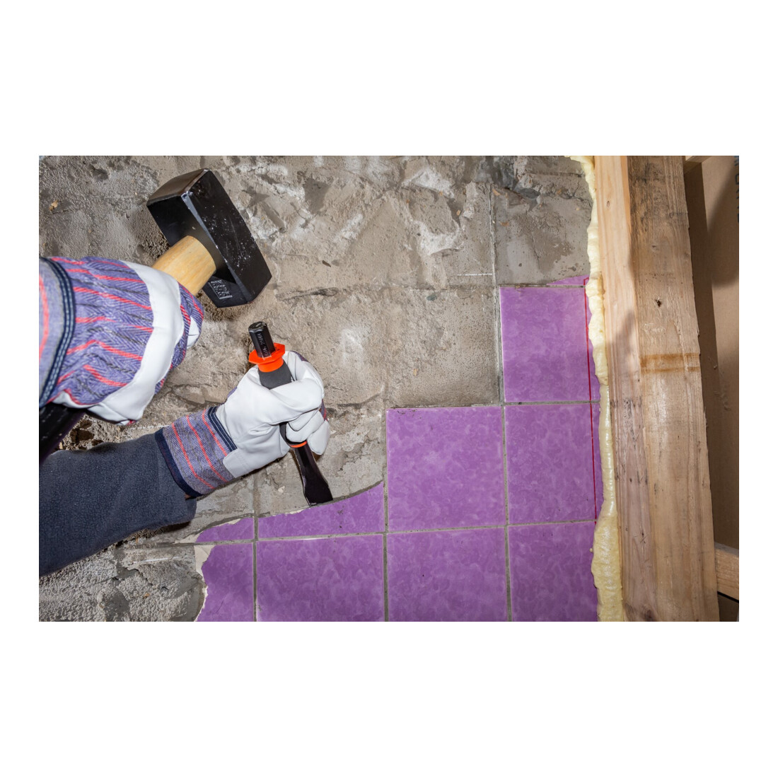 VIGOR vlakke beitelset V6220/4 4-delig