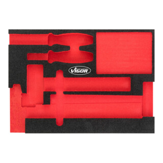 VIGOR Weichschaum-Einlage, leer V5085-L
