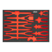 VIGOR Weichschaumeinlage, leer, V6815N-L, L x B x H: 563x 393x 35 mm