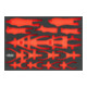 VIGOR Weichschaumeinlage, leer, V6816N-L, L x B x H: 563x 393x 35 mm-1
