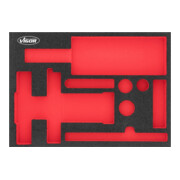 VIGOR Weichschaumeinlage, leer, V7265-L, L x B x H: 393x 282x 35 mm