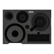 VIGOR Weichschaumeinlage, leer, V7273-L, L x B x H: 393x 282x 35 mm
