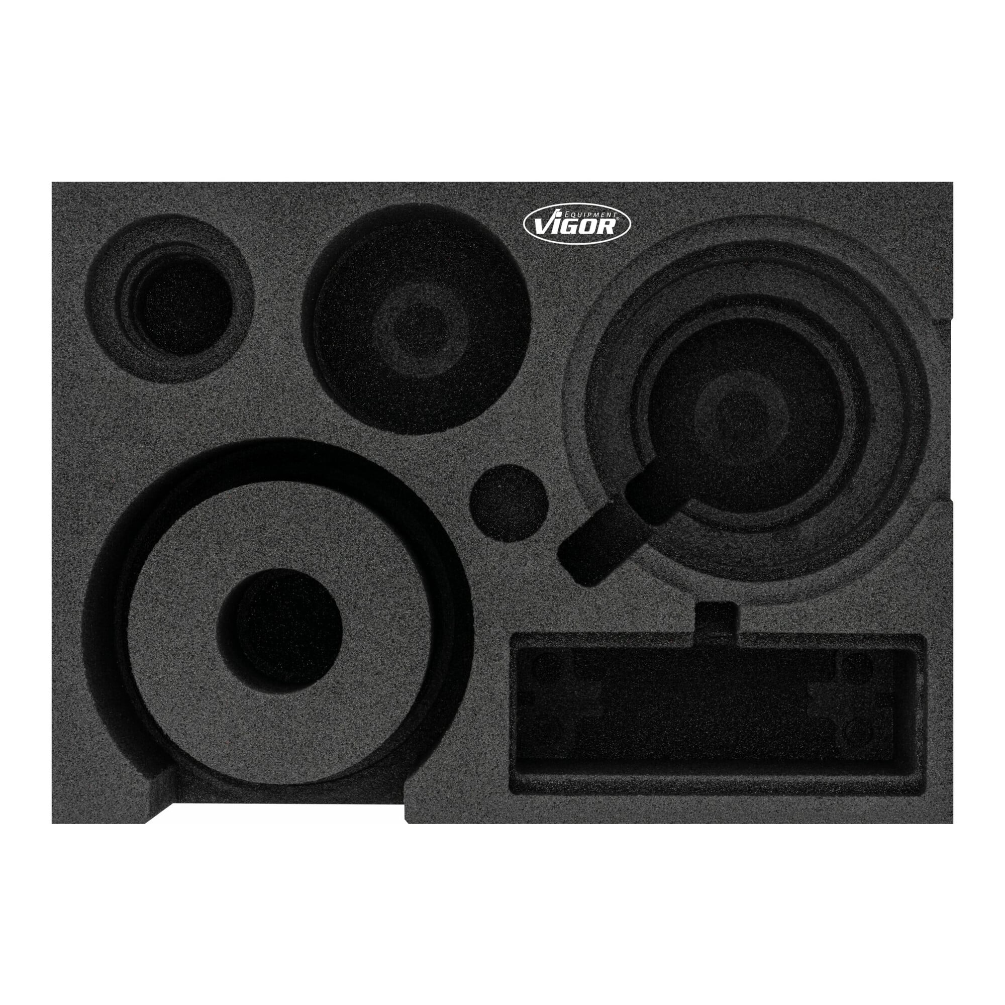 VIGOR Weichschaumeinlage, leer, V7273-L, L x B x H: 393x 282x 35 mm