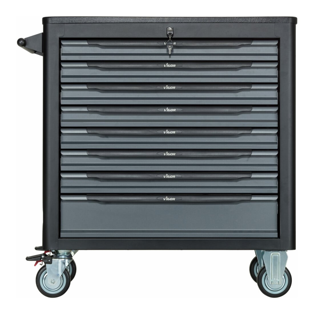 VIGOR Werkplaatswagen V4542 Totale lengte: 907 mm 375-delig