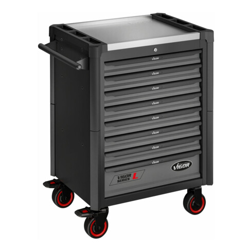 VIGOR Werkstattwagen SeriesL, leer, V1901-X, L x B x H: 723x 459x 1002 mm