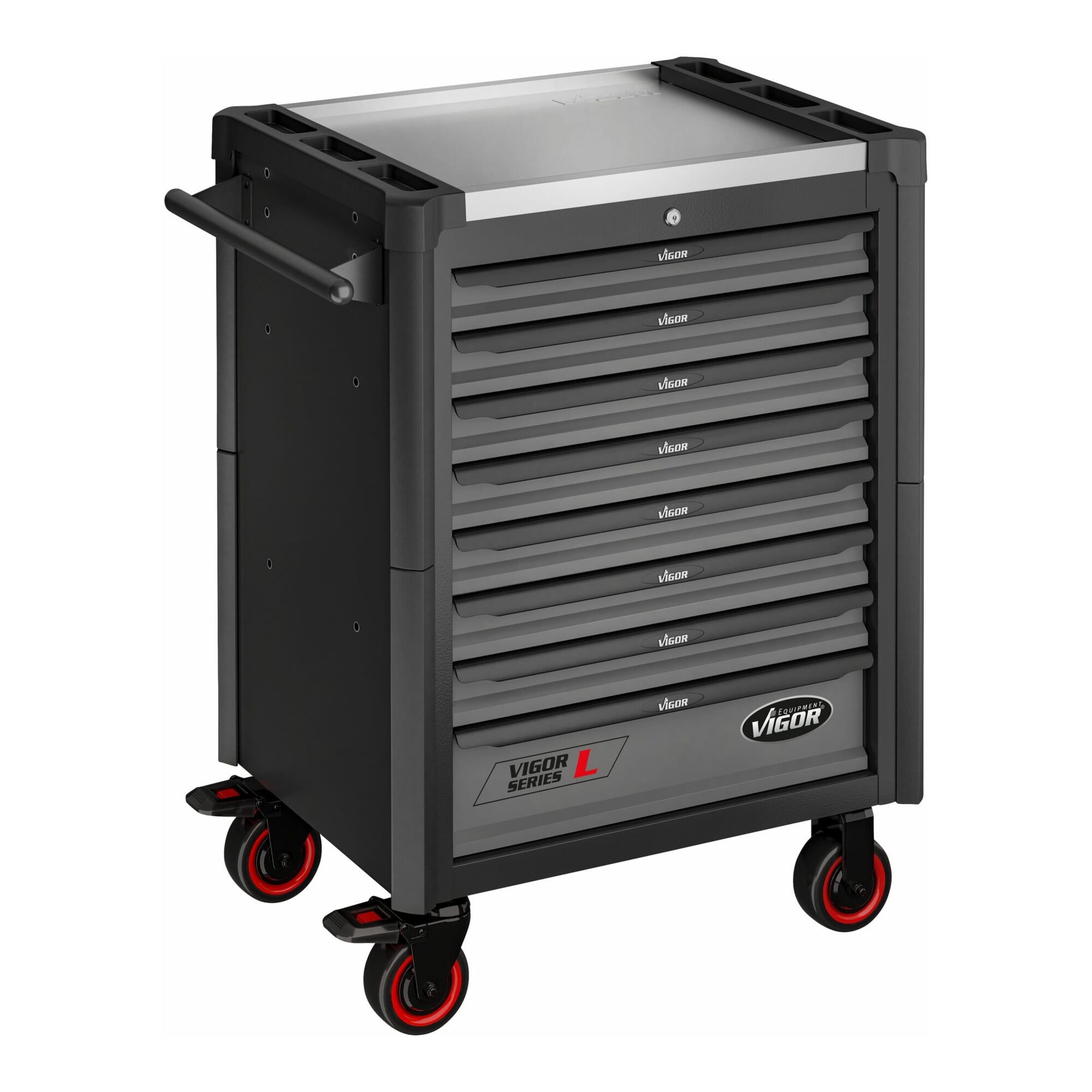 VIGOR Werkstattwagen SeriesL, leer, V1901-X, L x B x H: 723x 459x 1002 mm