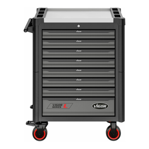 VIGOR Werkstattwagen SeriesL, leer, V1901-X, L x B x H: 723x 459x 1002 mm