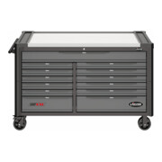 VIGOR Werkstattwagen SeriesXXL, Edelstahl-Arbeitsplatte, leer, V4481-XXL, L x B x H: 1625x 695x 1017 mm-4