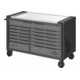 VIGOR Werkstattwagen SeriesXXL, Edelstahl-Arbeitsplatte, leer, V4481-XXL, L x B x H: 1625x 695x 1017 mm