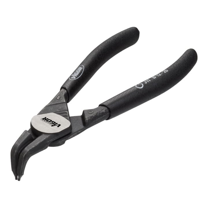 VIGOR Zange für Sicherungsringe, gebogen / Bohrung V4428 Gesamtlänge: 140 mm