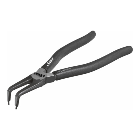 VIGOR Zange abgewinkelt für Sicherungsringe Innensicherung