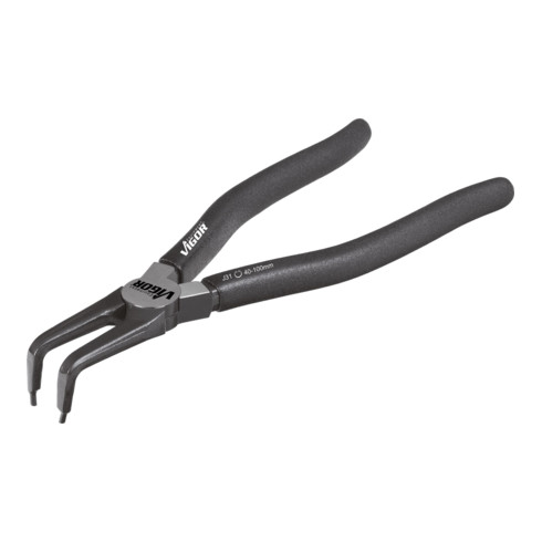 VIGOR Zange abgewinkelt für Sicherungsringe Innensicherung