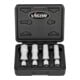 VIGOR Zündkerzen Steckschlüssel Satz, V7002/4, 3/8 Zoll (10 mm) Vierkant, Außen Doppelsechskant Profil, 4-teilig, 14, 16, 18, 20,8-5