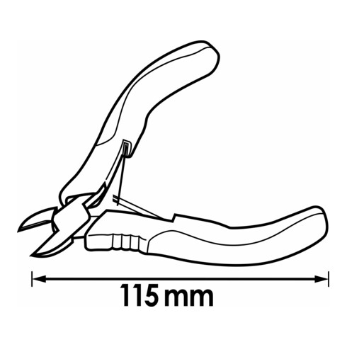 VIGOR Zündkerzenzange mit Doppelgelenk 13 mm V5494 Gesamtlänge: 340 mm
