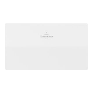 Villeroy & Boch Abdeckplatte Squaro Edge 12 12,8 x 23 x 2,5cm Kunststoff weiß