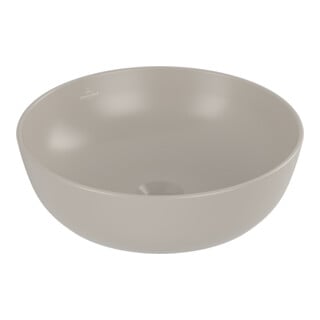Villeroy & Boch Aufsatzwaschtisch Artis 43cm rund ohne Hahnloch ohne Überlauf Alm. C+