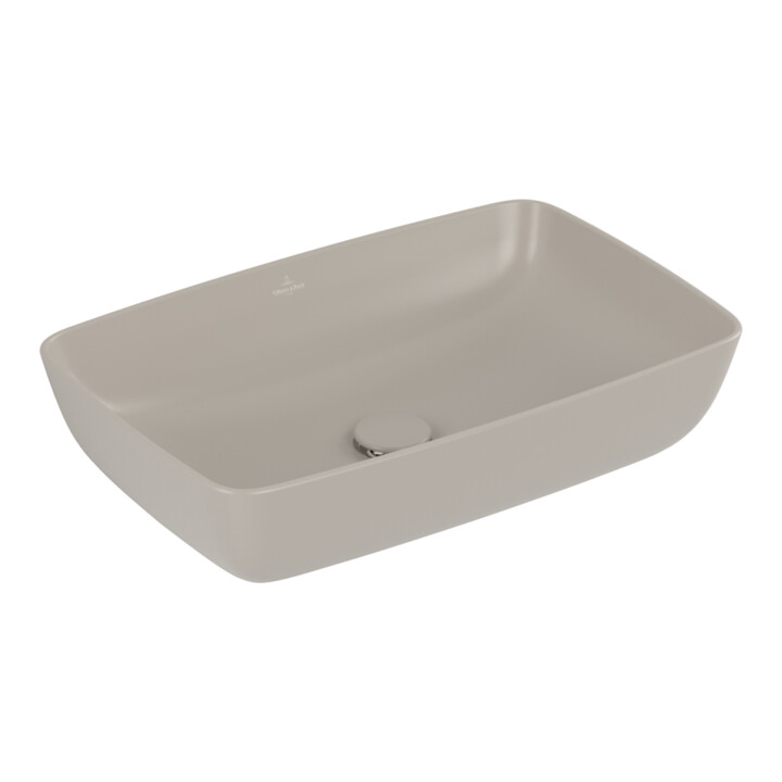 Villeroy & Boch Aufsatzwaschtisch Artis 58 x 38 cm eckig ohne Hahnloch ohne Überlauf Alm. C+