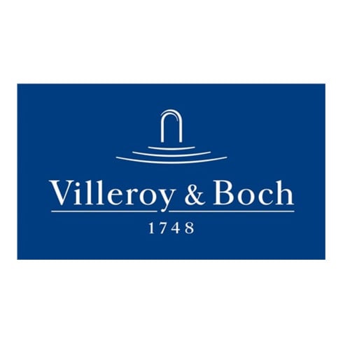V&B Aufsatzwaschtisch MEMENTO 600 x 420 mm, für 3-Loch Armatur, mit Überlauf weiß