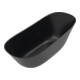 Villeroy & Boch Badewanne Theano Curved EDI 170 x 75cm Quaryl pure black SilentFlow frei