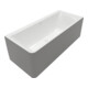 Villeroy & Boch Baignoire pré-murale Subway 3.0 180×80 cm droite Quaryl blanc