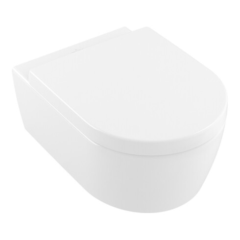 Villeroy & Boch Combi-Pack AVENTO inkl. Wand-WC tief DirectFlush und WC-Sitz weiß