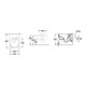 Villeroy & Boch Combi-Pack AVENTO inkl. Wand-WC tief DirectFlush und WC-Sitz weiß-5