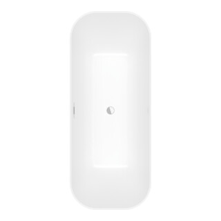 Villeroy & Boch Freistehwanne Finion 170 x 70 cm stone white Push-to-Open Ventil Überlauf