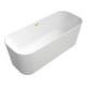 Villeroy & Boch Freistehwanne Finion weiß Push-to-Open-Ventil Überlauf 170 x 70 cm