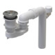 Villeroy & Boch Garniture de vidage ViFlow Pure Black sans trou de trop-plein visible