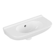 V&B Handwaschbecken O.NOVO Compact 50x25cm, 1 seitlich. HL, m ÜL, weiß